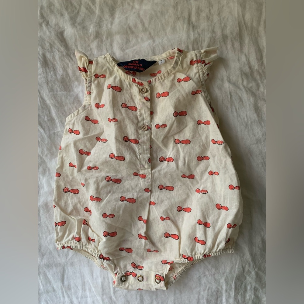 The animals observatory line. Romper